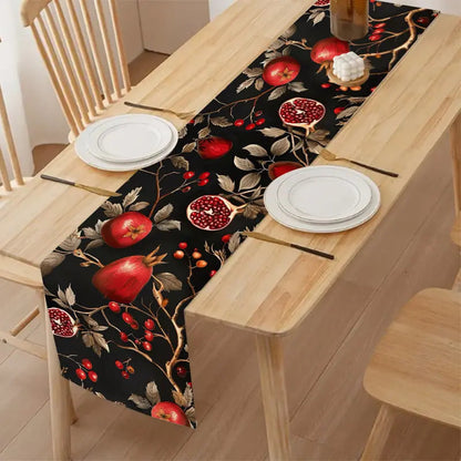 Chemin de table sur le thème de la grenade