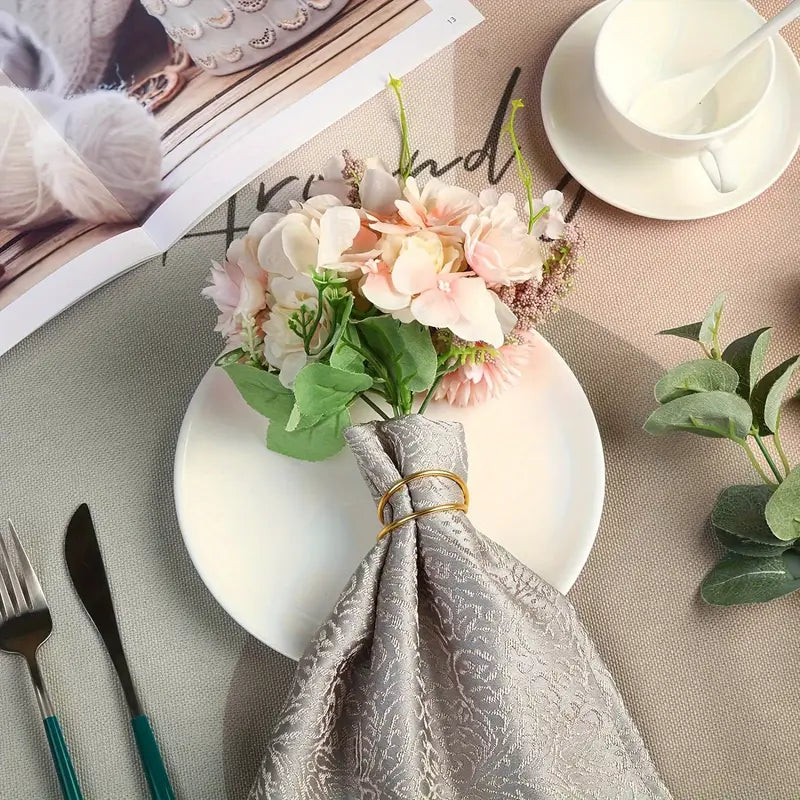 Rond de serviette double anneaux